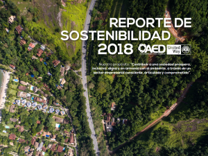Reporte de Sostenibilidad 2018 - Alianza Empresarial para el Desarrollo