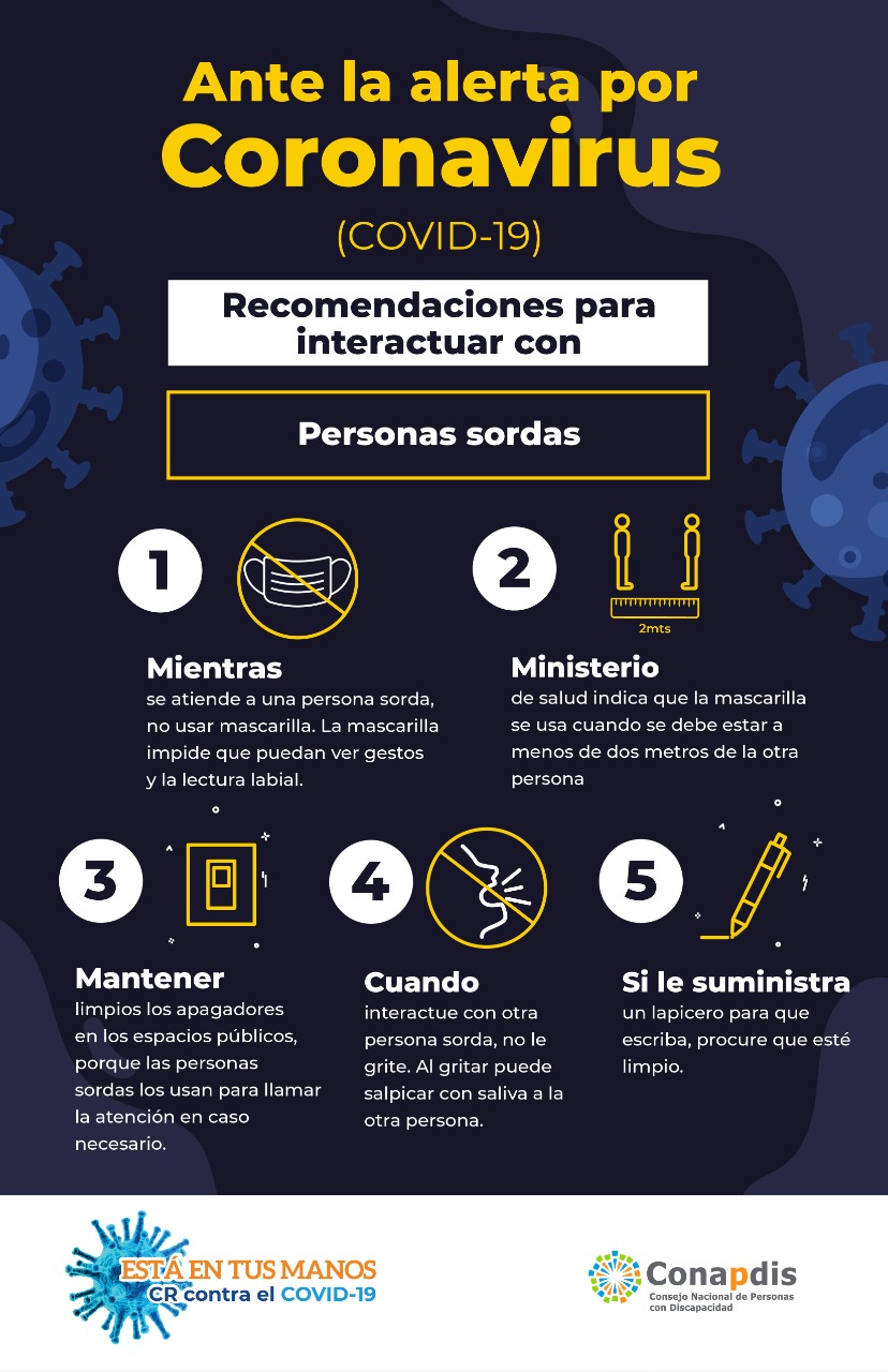 DESARROLLAN RECOMENDACIONES PARA PERSONAS CON DISCAPACIDAD ANTE COVID-19