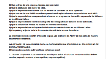 Formulario Mujeres crecen (Solo para consulta)