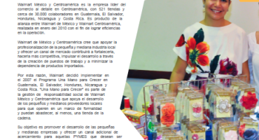 Así se hace. Walmart. Una mano para crecer.