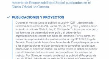 Reporte de Actualización Legal en RS y Sostenibilidad - Junio 2022