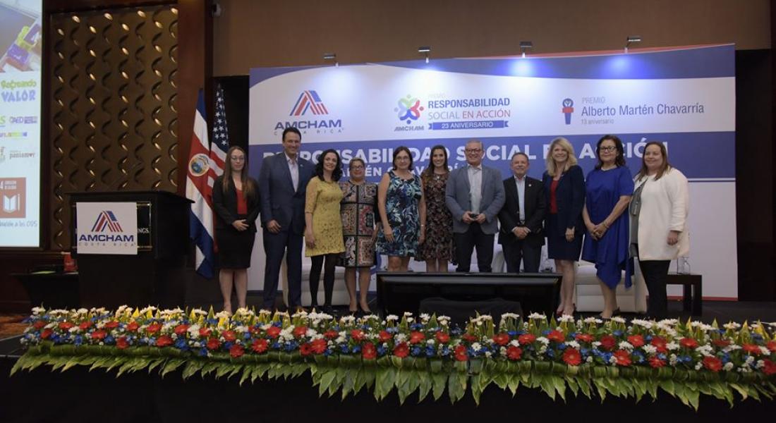 Empresas recibieron Premio de Responsabilidad Social en Acción de AmCham
