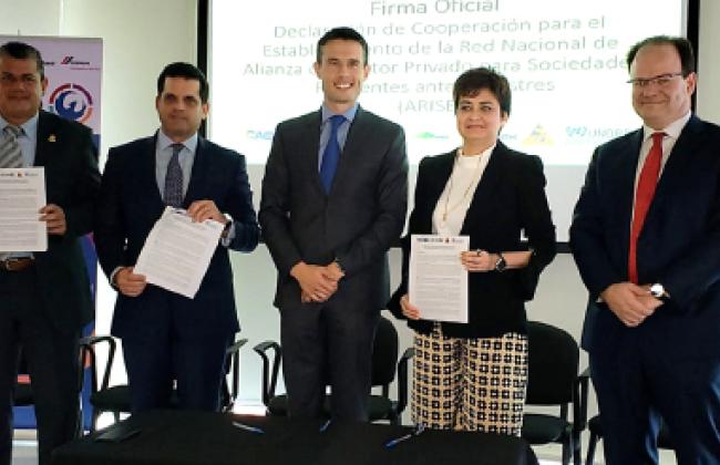 Sector empresarial de Costa Rica forma alianza centrada en la reducción del riesgo de desastres