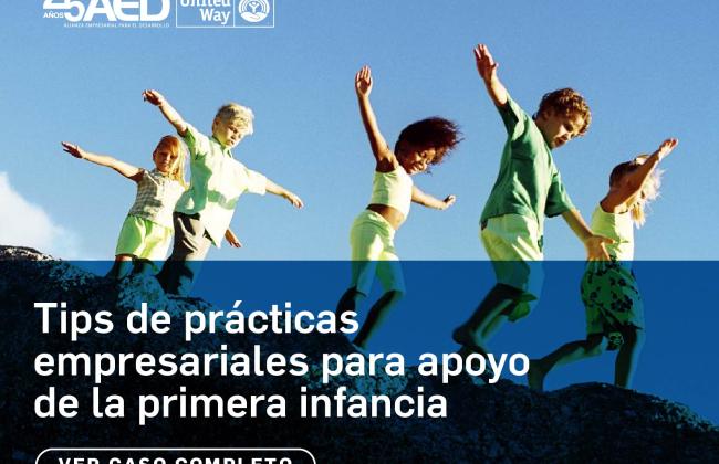 Tips de prácticas empresariales para apoyo de la primera infancia