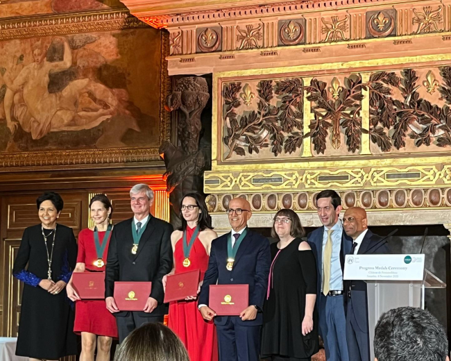 Galardonados en París 