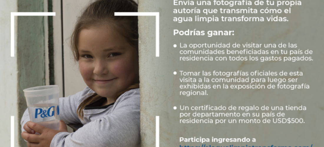 Concurso de fotografía capturará el poder transformador del agua