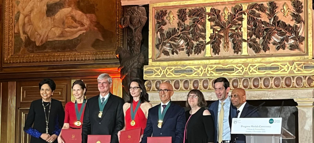 Galardonados en París 