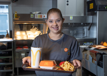 McDonald’s vio en mí que soy muy trabajadora y ordenada.