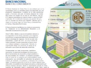  Así se hace. Banco Nacional. Banco del Conocimiento.